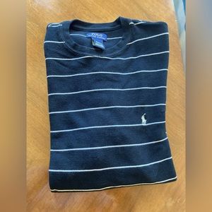 Polo Ralph Lauren Waffle knit crew neck thermal size L